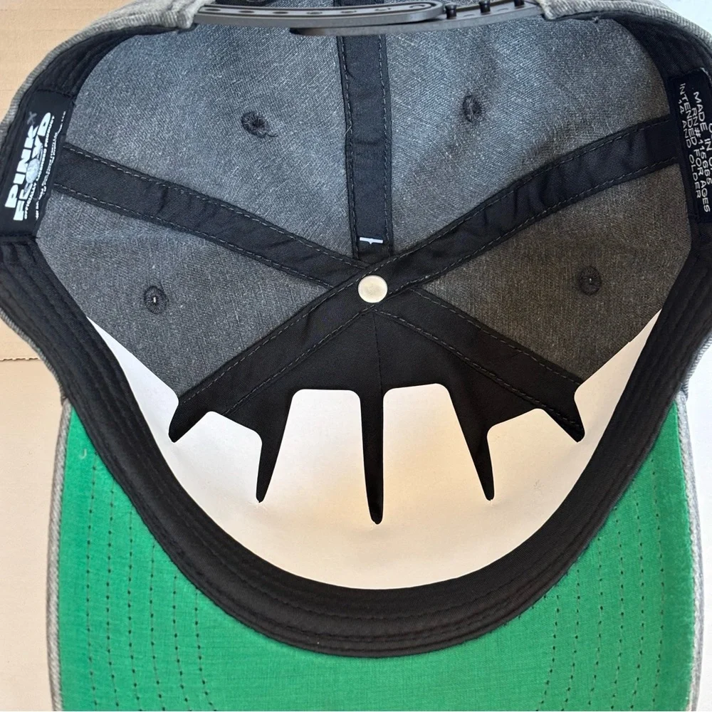 NWTBioworld Dark Gray Pink Floyd Tour Hat Adjustable Officially Licensed Product